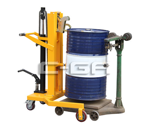 腳踏式液壓油桶搬運(yùn)車(chē)
